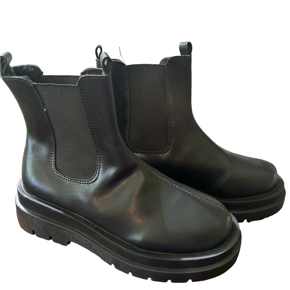 She Chelsa riding boot man-made material size 39 women's eight